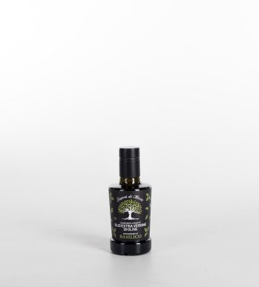 Olio Extra Vergine aromatizzato al basilico - bottiglia 250ml