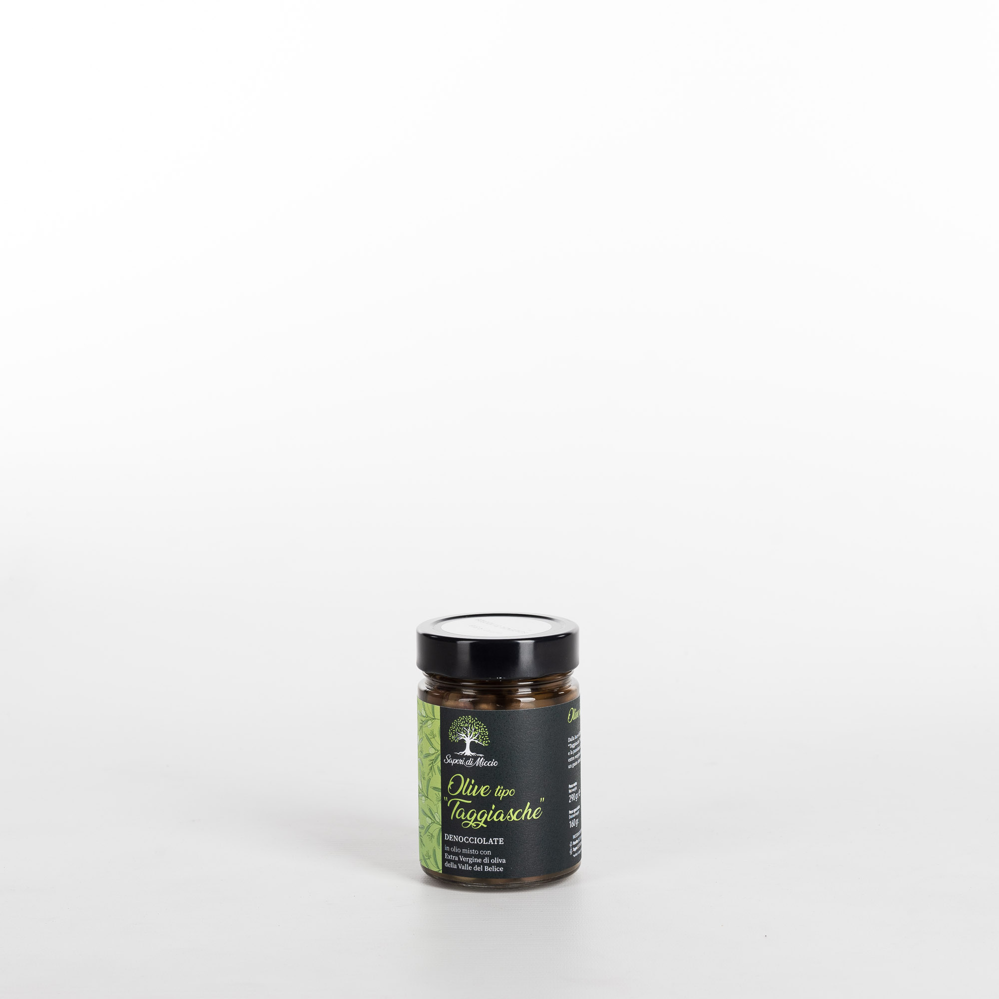 Olive Leccino denocciolate in olio extravergine di oliva della valle del Belice
